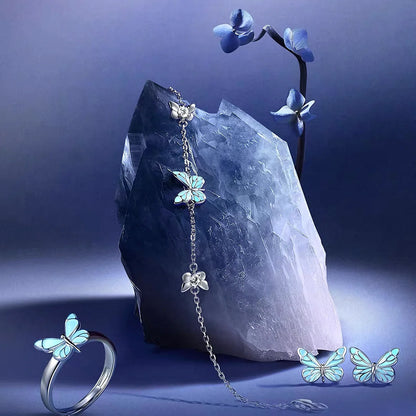 Luminous Butterfly Necklace