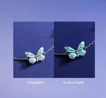 Luminous Butterfly Necklace