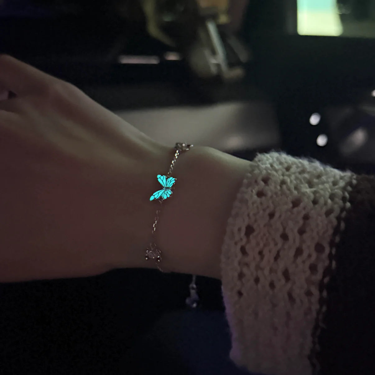 Luminous Butterfly Necklace