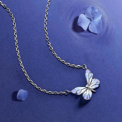 Luminous Butterfly Necklace