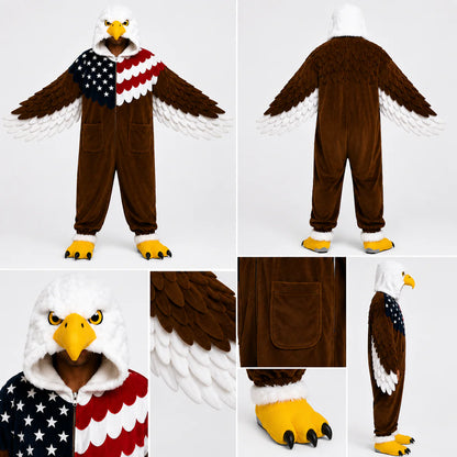 Elvora US™ American Eagle Plush Onesie