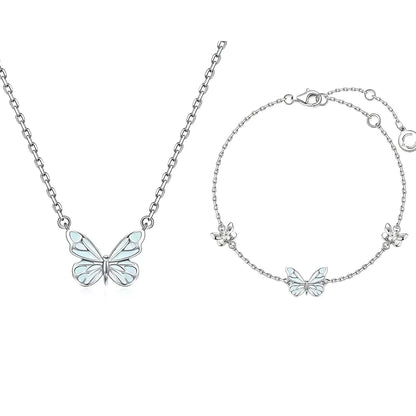Luminous Butterfly Necklace