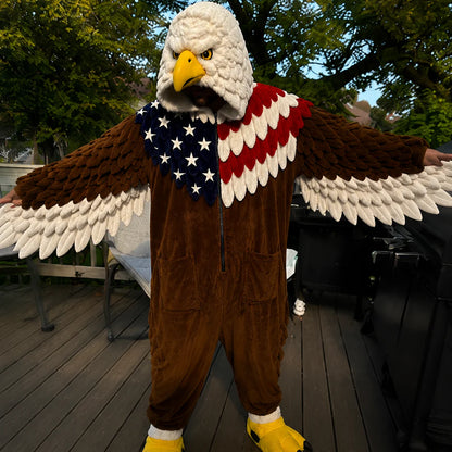 Elvora US™ American Eagle Plush Onesie