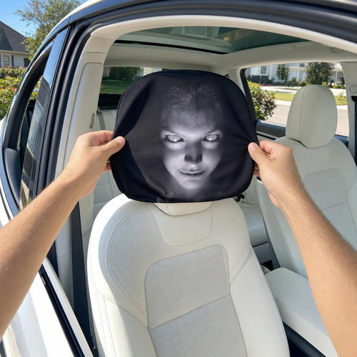 Haunted Headrest™ Car Headrest Cover | Elvora US